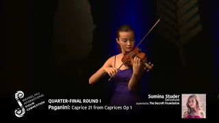 2017 Round #1 Competitor #8 S Studer | Paganini: Caprice 21 from Caprices Op 1