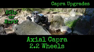 Axial Capra First Trail Run with 2.2 Hyrax Tires!! How do they Perform??