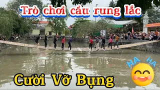 Trò chơi cầu rung lắc đình làng pháp cổ 2023 | Công Anh TV