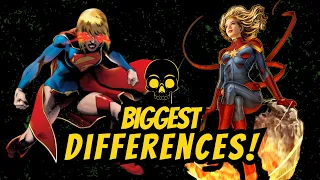 10 Biggest Differences Between Supergirl And Captain Marvel