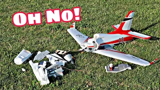 Crashing My E-flite Viper 90mm Jet On 6S 7000mah! (Live)