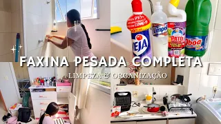 FAXINA COMPLETA PESADA NO LAR | 3 DIAS SEM LIMPAR A CASA | LIMPEZA & ORGANIZAÇÃO PARA SEMANA