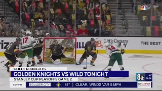 Vegas Golden Knights play Minnesota Wild tonight