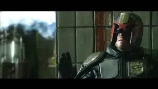 Thee Judge Dredd Finally Gets On The Wrong End Of A Gun And What He Says Is Wait? - Scene From Dredd