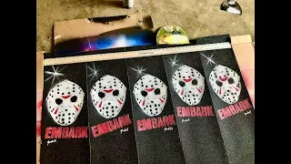 Friday the 13th Griptape Spraypaint Process