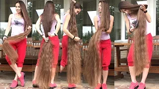 RealRapunzels | Super Healthy Floor Length Hair Outside