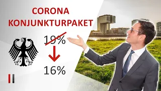 Umsatzsteuer: Herabsetzung von 19% auf 16% der Mehrwehrtsteuer (Corona-Konjunkturpaket 2020)