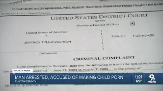 Clinton County man arrested, accused of making child porn