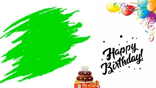 Birthday Green Screen Effects Videos