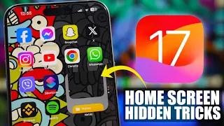 12 iPhone Home Screen HIDDEN Tricks !