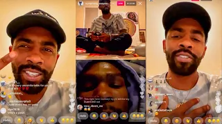 Kyrie Irving Interviews Kevin Durant on IG Live