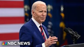 Watch: Biden speaks after visiting site of Baltimore bridge collapse | NBC News