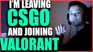 Stewie2k Confirms He Is Leaving CSGO And Joining Valorant!!!