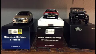 My 1:18 Model Car Collection - Coming Up - Nissan Silhouette, Mercedes-Maybach, Landrover, AUTOart