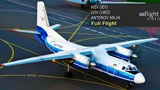 Antonov An-24 Full Flight: Kiev to Lviv - Motor Sich Airlines