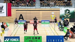 第74回北海道実業団選手権大会決勝 JR北海道1渡部/10光島 vs コンサドーレ大越さん/山澤さん