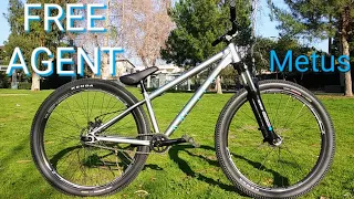 Free Agent Metus Bike Check - Jack's New Dirt Jumper w/ riding clips