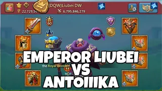 EMPEROR LIUBEI VS MEGA RALLY TRAP! - THE BALLSDEEP TRAP IN TROUBLE FT DAMO THE TRAP - Lords Mobile