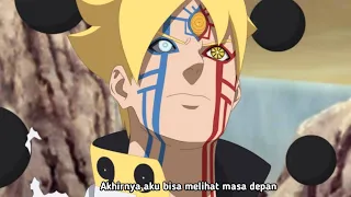 Boruto mendapatkan kekuatan baru untuk melihat masa depan pakai mata uniknya