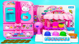 60 Minutes Satisfying with Unboxing Cute Pink Ice Cream Store Cash Register ASMR | Mini Toys