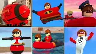 LEGO The Incredibles - All Elastigirl Transformations