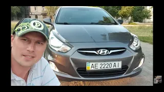 HYUNDAI ACCENT 1.4AT 2013 официал на обзоре в ТрендАвто