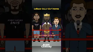 LeBron Calls Out Denver 😂 NBA Cartoon Parody #nbanews #nba #lebronjames