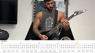 Bullet For My Valentine - "Rainbow Veins" - Guitar Cover with On Screen Tabs (New Song 2021)