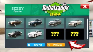 ACHEI 2 CARROS SECRETOS  DA ATUALIZAÇÃO NO MENU! DO REBAIXADOS ELITE BRASIL