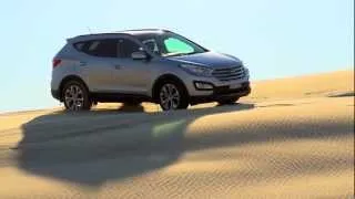 2013 Hyundai Santa Fe Highlander Driving on Australian Sand Dunes