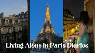 Living Alone in Paris Diaries | spring days in my life, new routine, cafes & taking myself on a date