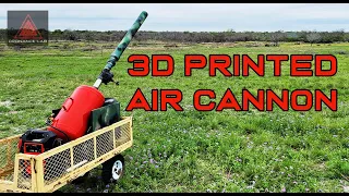 The Air Cannon: Launching 3D Printed High Explosive Rounds