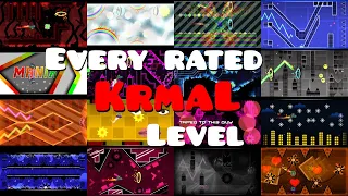 [Re-Upload] Every rated KrmaL level - Geometry Dash