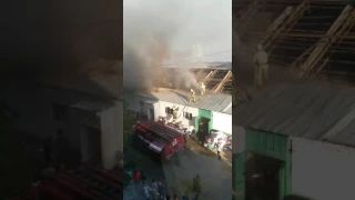 Пожар рынка Шаруа 20.06.17г