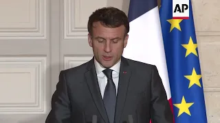 Macron on will to support Ukraine 'towards victory'