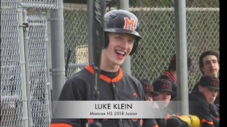 Luke Klein Monroe HS Baseball 2018