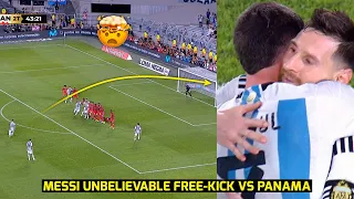 🤯 Messi Scores Crazy Free-Kick vs Panama to mark his 800th GOAL