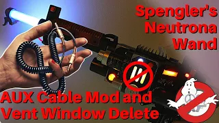 EASY Vent Window Delete and Aux Jack Install - Hasbro 🚫Ghostbusters Spengler's Neutrona Wand How To