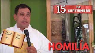 EVANGELIO DE HOY viernes 15 de Septiembre del 2023 - Padre Arturo Cornejo