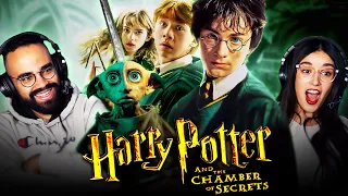 Our first time watching Harry Potter and the Chamber of Secrets 2002 blind movie reaction!