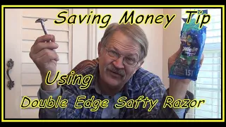 Razor Saving Money using a Double Edge Safety Razor