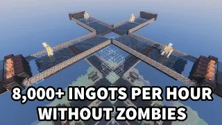 How to Make a Iron Farm in Minecraft 1.20.4 Without Zombies - 8,000 Ingots per Hour!