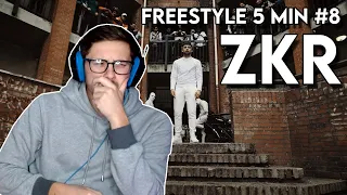 ENGLISH GUY REACTS TO FRENCH DRILL/RAP | Zkr - Freestyle 5 min #8