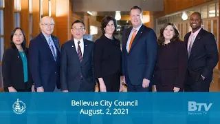 Bellevue City Council Meeting -  August 2, 2021