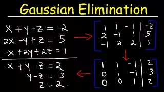 Gaussian Elimination & Row Echelon Form