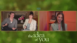 #TheIdeaOfYou Interview with Anne Hathaway, Nick Galitzine | Catriona Gray