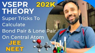 Trick to calculate bond pair and lone pair on central atom / chemical bonding