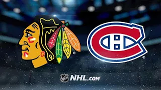CHICAGO BLACKHAWKS VS MONTREAL CANADIENS 10/10/17