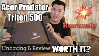 Acer Predator Triton 500 Gaming Laptop - 2021 Unboxing and Review