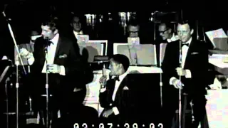 Frank Sinatra Sammy Davis Dean Martin at the 1960 Sands Summit 2nd Night 1